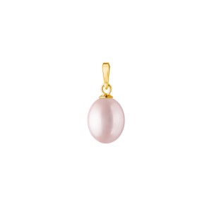 Pandantiv cu perla naturala roz pudra si argint placat cu aur galben DiAmanti PY-PFD19_L-G (Argint 925‰ 0,13 g.)